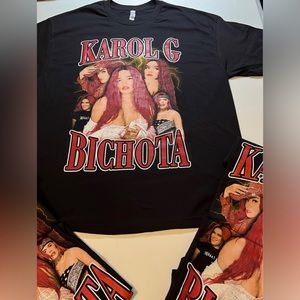 KAROL G BICHOTA FAN
BLACK T-SHIRT